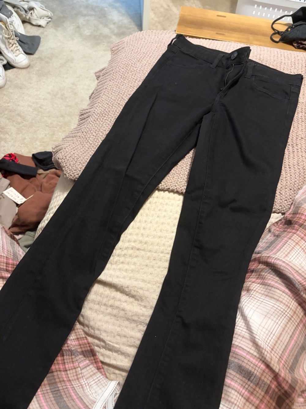 American Eagle Outfitters Black Flare & Wide Leg Jeans